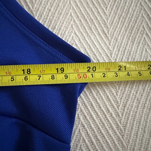 Nike Dri-FIT Blue Sleeveless Golf Polo, Women's Large - Picture 6 of 6